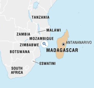Ligging Madagaskar